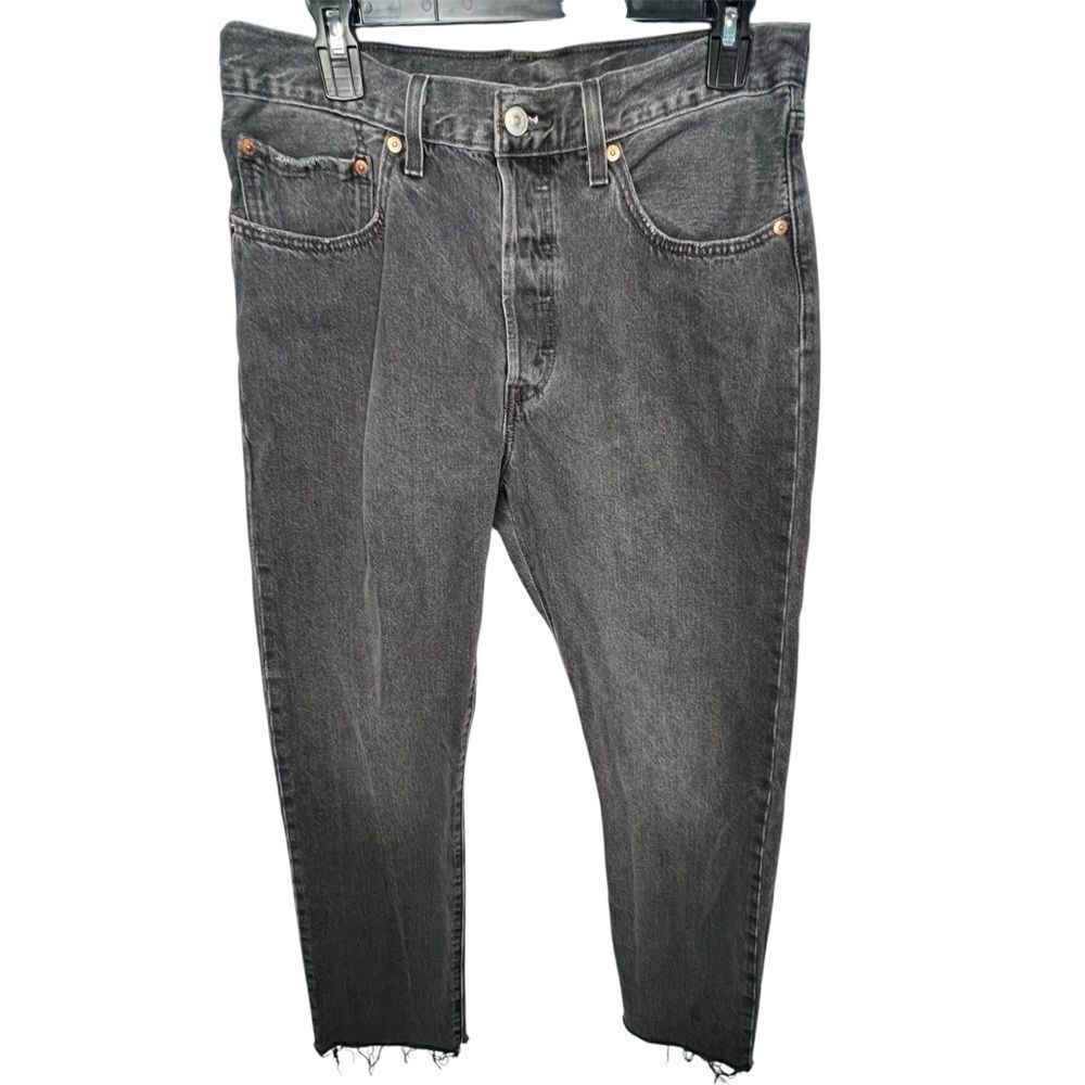 LEVI'S 501 '93 Relaxed Original Stonewash Faded Black Men’s Jeans Sz 30X30